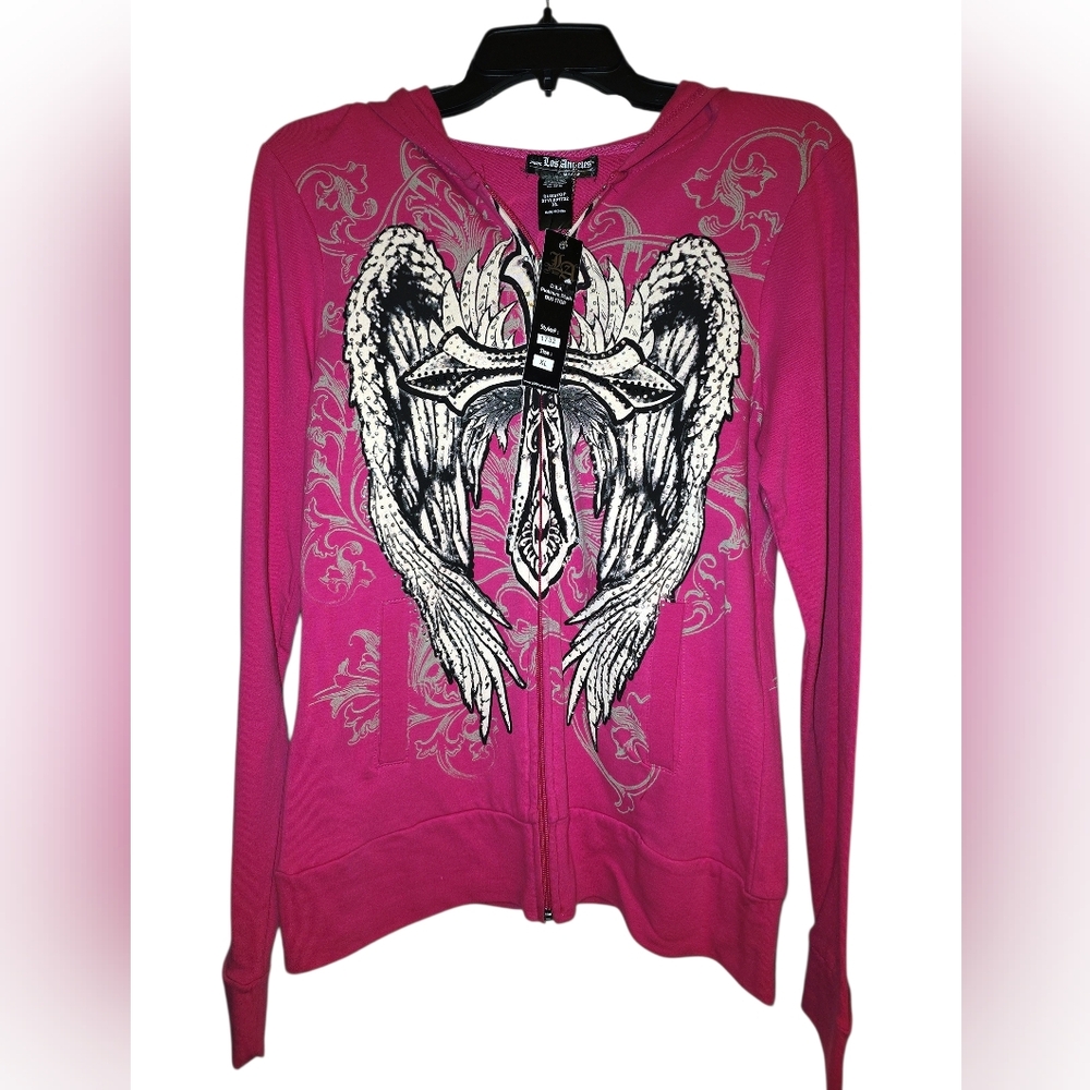 Women's Angel Wing/Cross Design Jacket